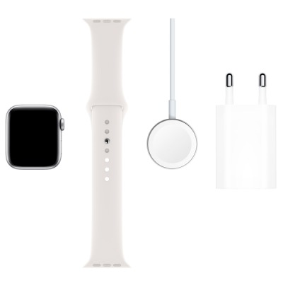 Смарт-часы Apple Watch S9 40mm Silver Sport Band - вид 9 миниатюра