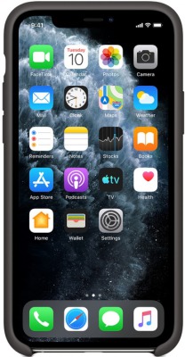 Клип-кейс Apple Silicone для iPhone 11 Pro черный - view 3 miniature