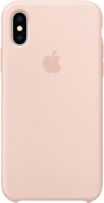 Клип-кейс Apple Silicone для iPhone XS Max розовый песок