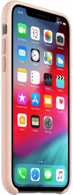 Клип-кейс Apple Silicone для iPhone XS Max розовый песок - view 1 miniature